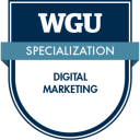 Western Governors University (WGU) Specialization in Digital Marketing Badge